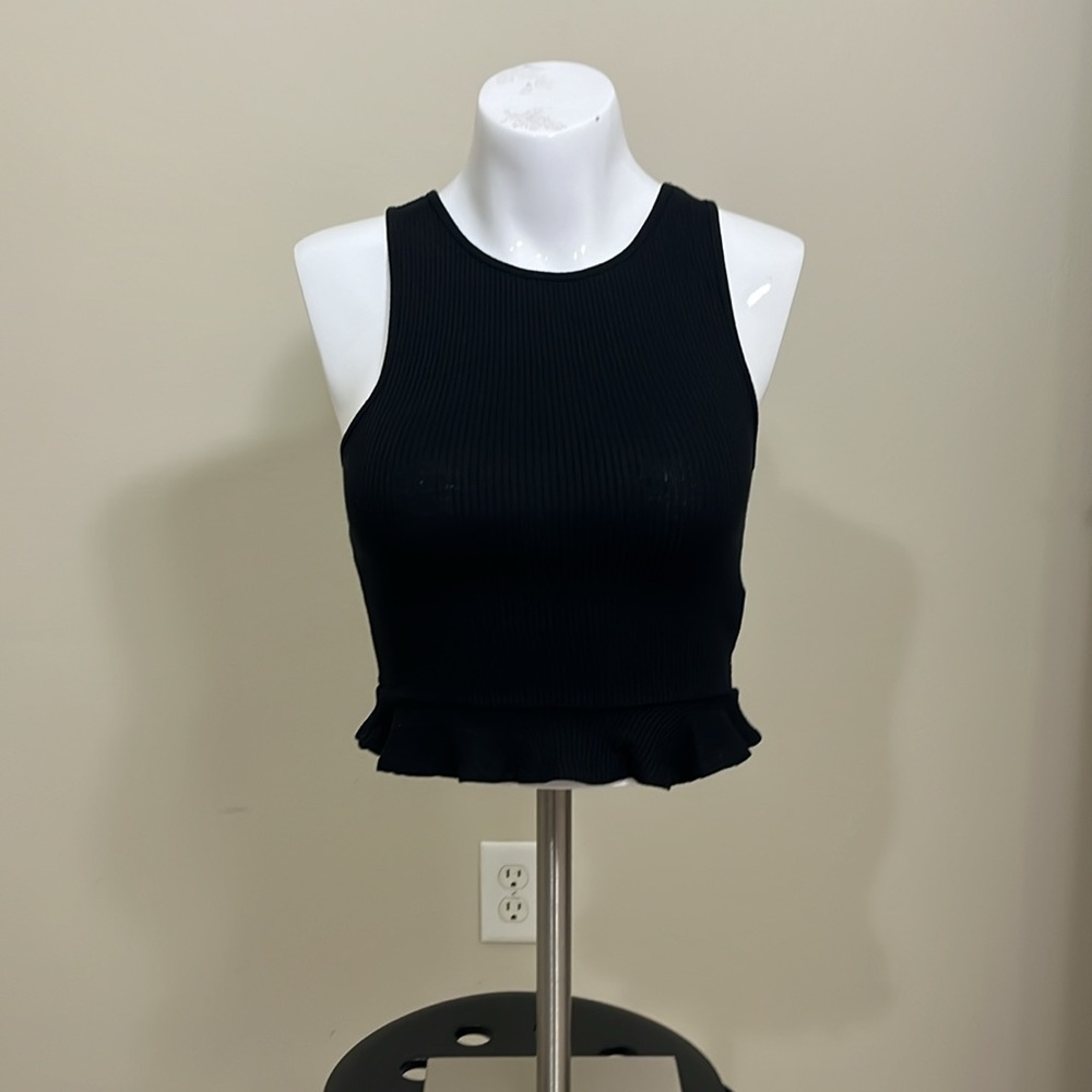NWT Forever 21 Black Racerback Tank Top